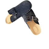 Women Gold Hook Metal Buckle Fashionable Belt Brown Elastic Hip High Waist L XL