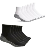 Men’s Heavy Duty Quarter Work Socks & Ankle Socks Full Cushioned 10 Pairs 6-11