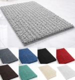 24″x16″ – Soft Cozy Plush Chenille Bath Mat Highly Absorbent Bathroom Rug