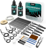 Fishing Rod Repair Kit – 3-In-1 Fishing Pole Complete Supplies Kit for Rod Tips,