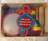 Melissa & Doug Band in a Box 10pc Kids Musical Instruments Gift Set Ages 3+ NEW