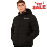 MRK Seasons Men’s Padded Warm Puffer Jacket Water Resistant Casual Coat