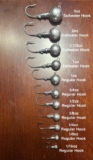 Round Jig Heads Bulk-1/16oz 1/8oz 1/4oz 3/8oz 1/2oz 3/4oz 1oz 1.5oz 2oz 3oz