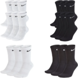 6 Pairs Nike Everyday Dri-Fit Unisex Kids School/Sports Socks – UK 3-6