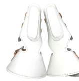 SADDLE HORSE LEG BOOTS. CANILLERAS PARA CABALLO. CHARRO HORSE LEG PROTECTORS