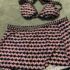 kenneth cole swim suit women’s bikini top and bottom large