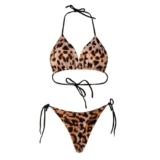 New Sexy Mini Bikini Shiny Women Brazilian G-String Set Thong Swimwear Swimsuits