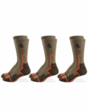 Outdoor Obsession Men’s Women’s Hiking Cushion Crew Sport Socks 3 Pair Pack