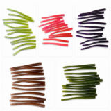 25 ct – 2.8″ Soft Plastic Trout Worms Fishing Baits Multiple Colors Hand Poured