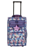 CRCKT Kids Rolling Suitcase -18″ Girls Carry On Luggage W/ Multiple Pockets