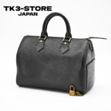 Louis Vuitton Boston Bag Speedy 25 Black Epi Leather Handbag M43012 From Japan