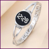 MAYZHISU Fashion LED Watch for Women Touch Screen Ladies Wristwatch Digital