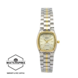 Casio Ladies’ Standard Analog S.Steel Band Watch LTP1169G-9A LTP-1169G-9A