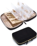 Travel Jewelry Organizer Case Portable Storage Box Ring Necklace Earring Holder