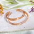 Pure Copper Magnetic Flat Bracelet Arthritis Pain Therapy Men Women Cuff