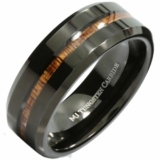 Men Women Gold Plated Blue Black Red Stainless Steel Celtic Dragon Band Ring 8mm