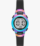 Armitron Sport Womens Digital Chronograph Watch Black Resin Strap 45/7012RBB New