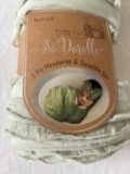 Head Wrap And Swaddle Set Green