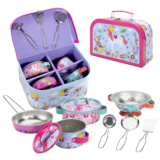 SOKA UNICORN Kids Kitchen Set Toy Pots and Pans Set Toy Kitchen Accessories