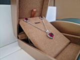 jewellery gift sets for women In Created Ruby Fully Boxed