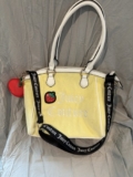 Juicy Couture Yellow Terrycloth Purse With Strawberry Charm NWOT