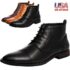Men’s Dress Oxford Boots Lace up Busines Leather Chukka Ankle Shoes