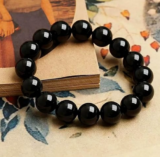 2025HOT Black Onyx Natural Stone 6mm Bracelet Spiritual Healing Women Reiki Gift