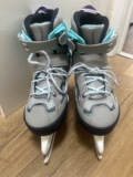 OXELO Kids’ Ice Skates Size UK2.5-5 / EU35-38 Adjustable