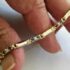 2ct Round Cut Created Blue Sapphire Women Bracelet 14K Yellow Gold Plated 7.5″