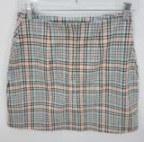 Monkl Skirt Womens 36 Plaid Mini Academia Grunge Retro 90s Y2K School Girl NWT