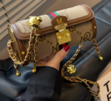 Luxury Womes Cylinder Handbag
