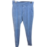 A New Day Jeggings Women Large Light Blue Wash Stretch High Rise Pull On Denim