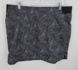Cypress Club Skorts Womens XL Black White Stretch Outdoor Golf Skirted Shorts