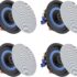 Earrings for Men and Women, Silver Chain Magnet, – Cross Magnetic Earrings