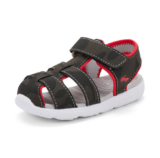 See Kai Run Cyrus Flexirun Gray Red Kid Shoe, Size 5 to 13, New