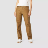 DENIZEN from Levi’s Women’s Mid-Rise 90’s Loose Straight Jeans – Brown Size 16