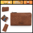 Saddle Pad Western for Horses with Red Acid Wash on Real Cow Leather