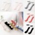 2 Pack Women No Show Stretch Belt Elastic Web Strap Belt with Flat Buckle for Je