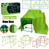 175Pcs Kids Construction Fort Building Kit Play House Tent Toy Gift Castles 3D