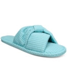 Charter Club Textured Knot-Top Slippers Women’s M 7-8 US Etched Glass Slip On