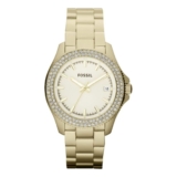 Fossil Retro Traveler Women’s Quartz Gold Stainless Steel Watch AM4453