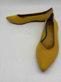 Rothys Yellow Size 10 Ballet Flats