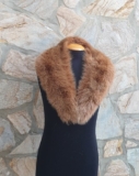 Real Fox Fur Collar Detachable Shawl Wrap  Luxury Accessory Genuine Fox Collar