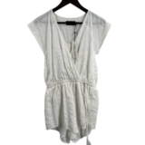 Minkpink White Farrah Playsuit Romper Small New
