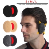 Winter Plush Ear Warmers Fleece Windproof Bandless Earmuffs Men Women Kids UK