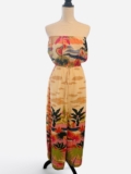 True Destination Strapless Jumper Romper One piece Jumpsuit Size Medium NEW