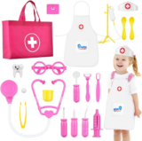 Doctors Set for Kids, 34PCS Kids Doctors Kit with Nurses Costume, Kids Doctor..