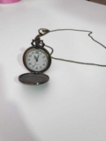 Rare old pocket watch movement in wristwatch case