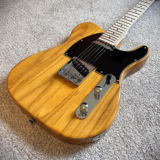 Full-Size 39″ Single Cutaway Trans-Yellow Electric Guitar Package w/ Maple Neck