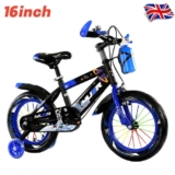 16 inch Kids Bike Bicycle Children Boys Girl Cycling Removable Stabilisers